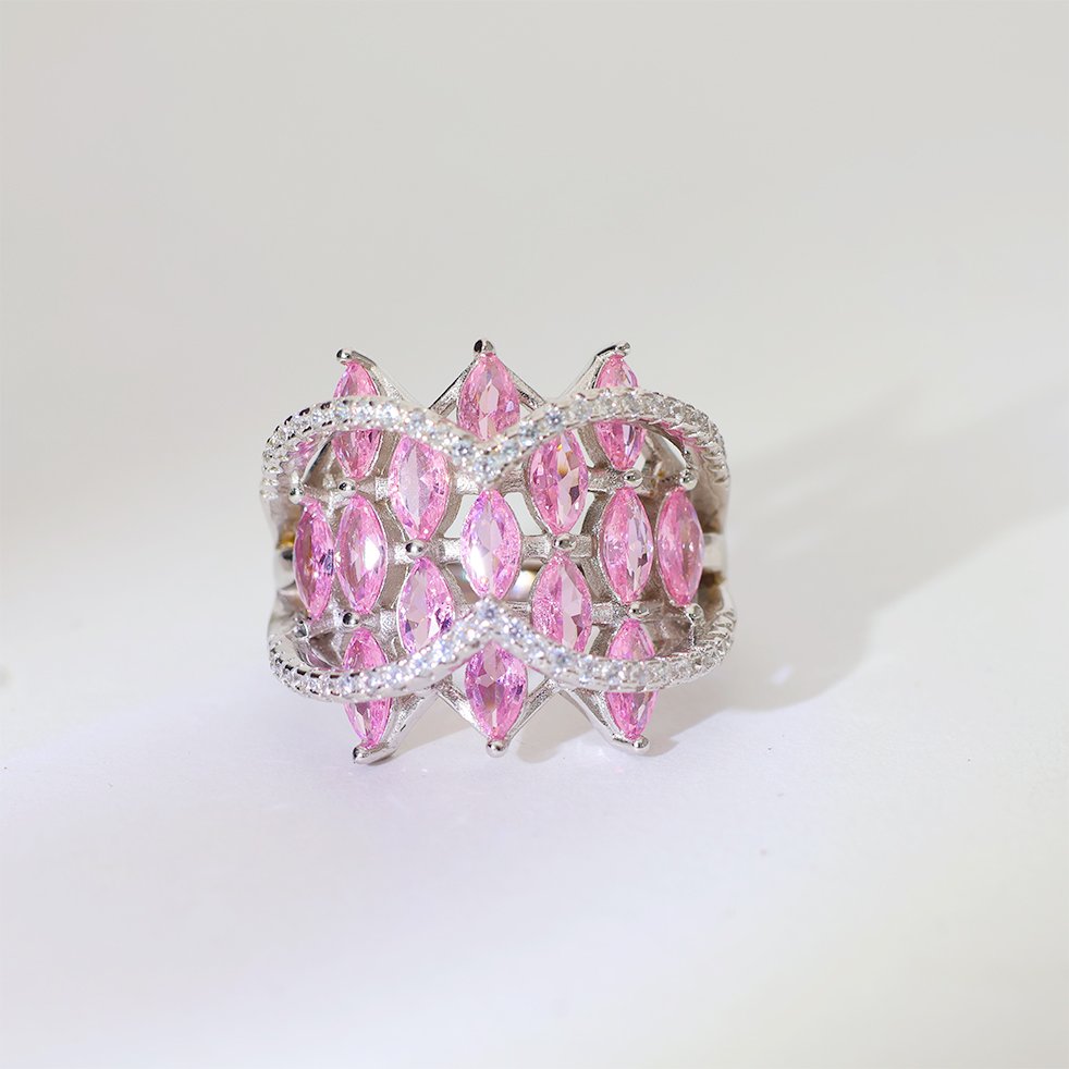 Pink Star Diamond Ring - Image 2