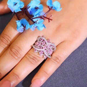 Pink Star Diamond Ring