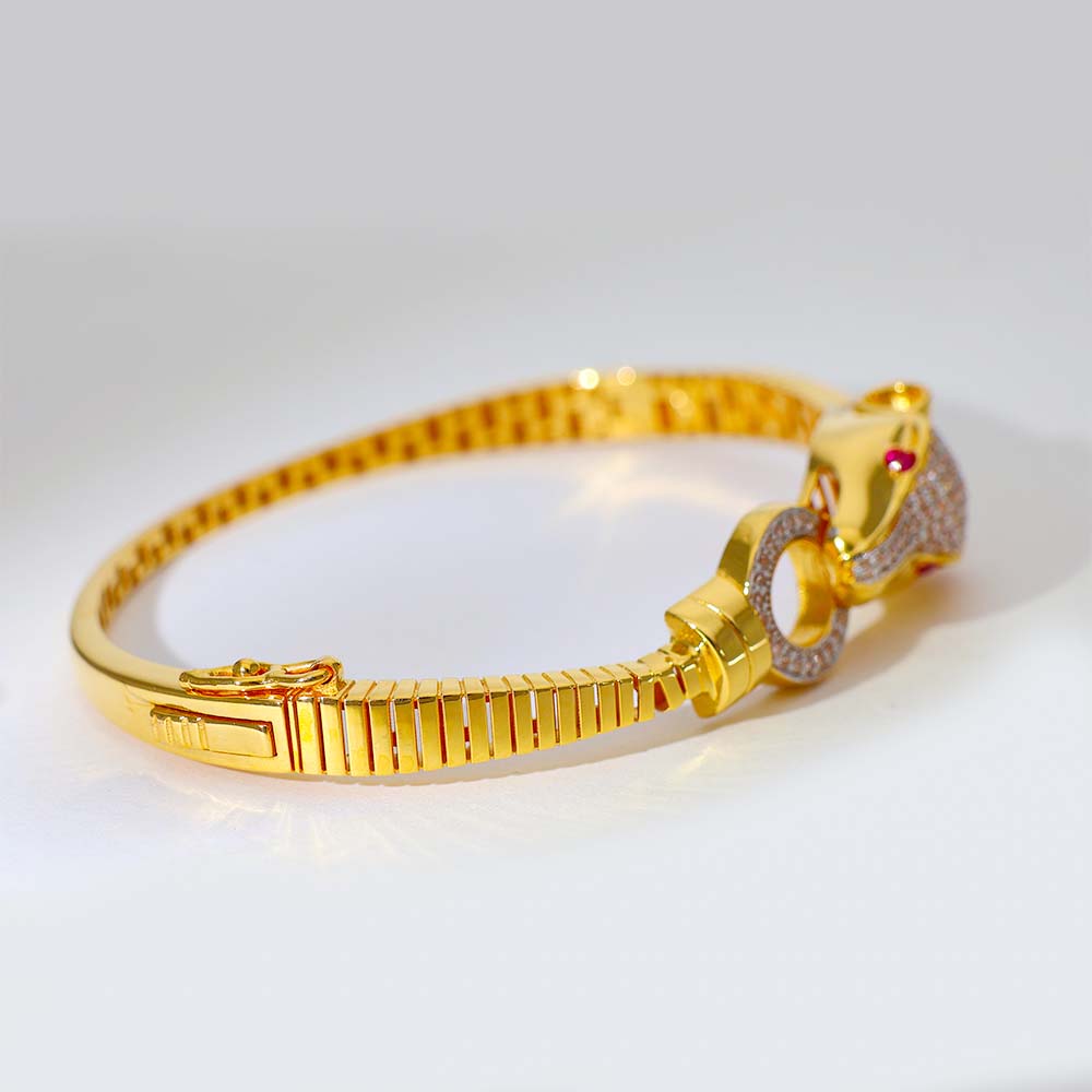 Royal Panther Gold Ladies kada - Image 3