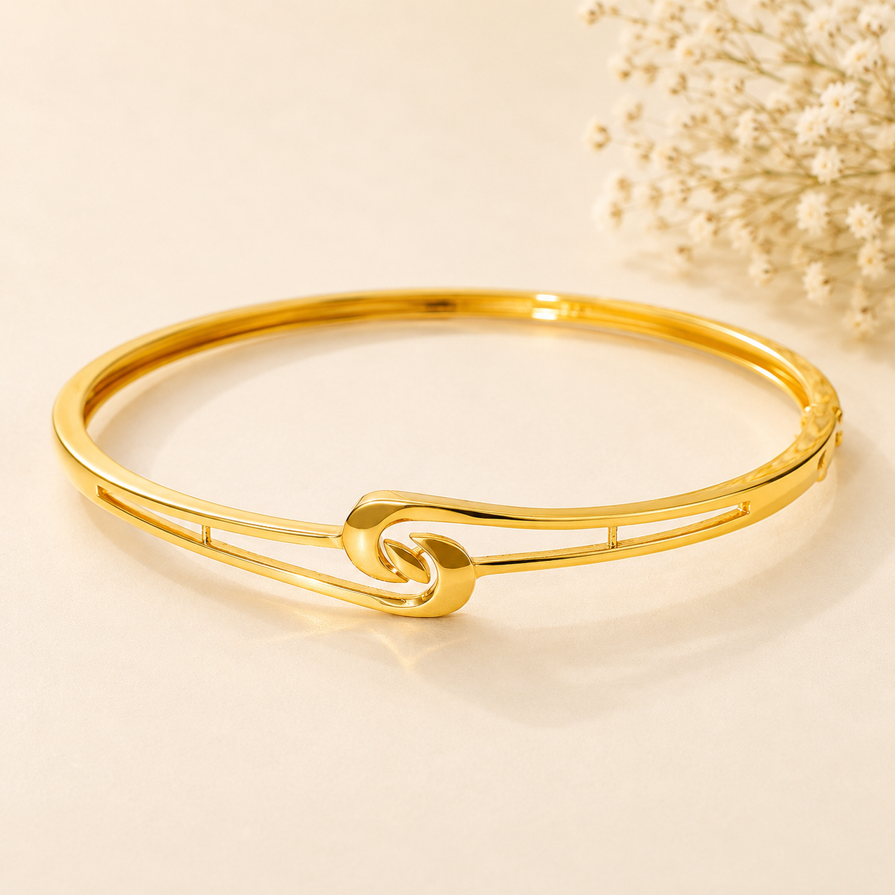 Golden Link Gold Ladies kada - Image 5