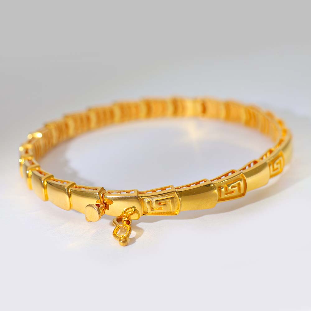 Greek Glow Gold Ladies kada - Image 3