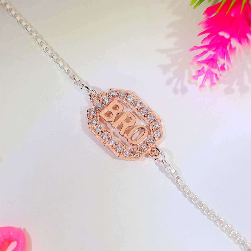 Bro Love Silver Rakhi