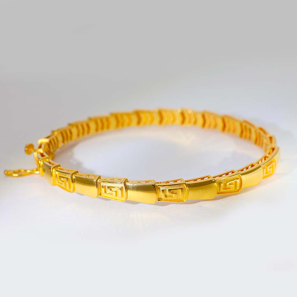 Greek Glow Gold Ladies kada - Image 4