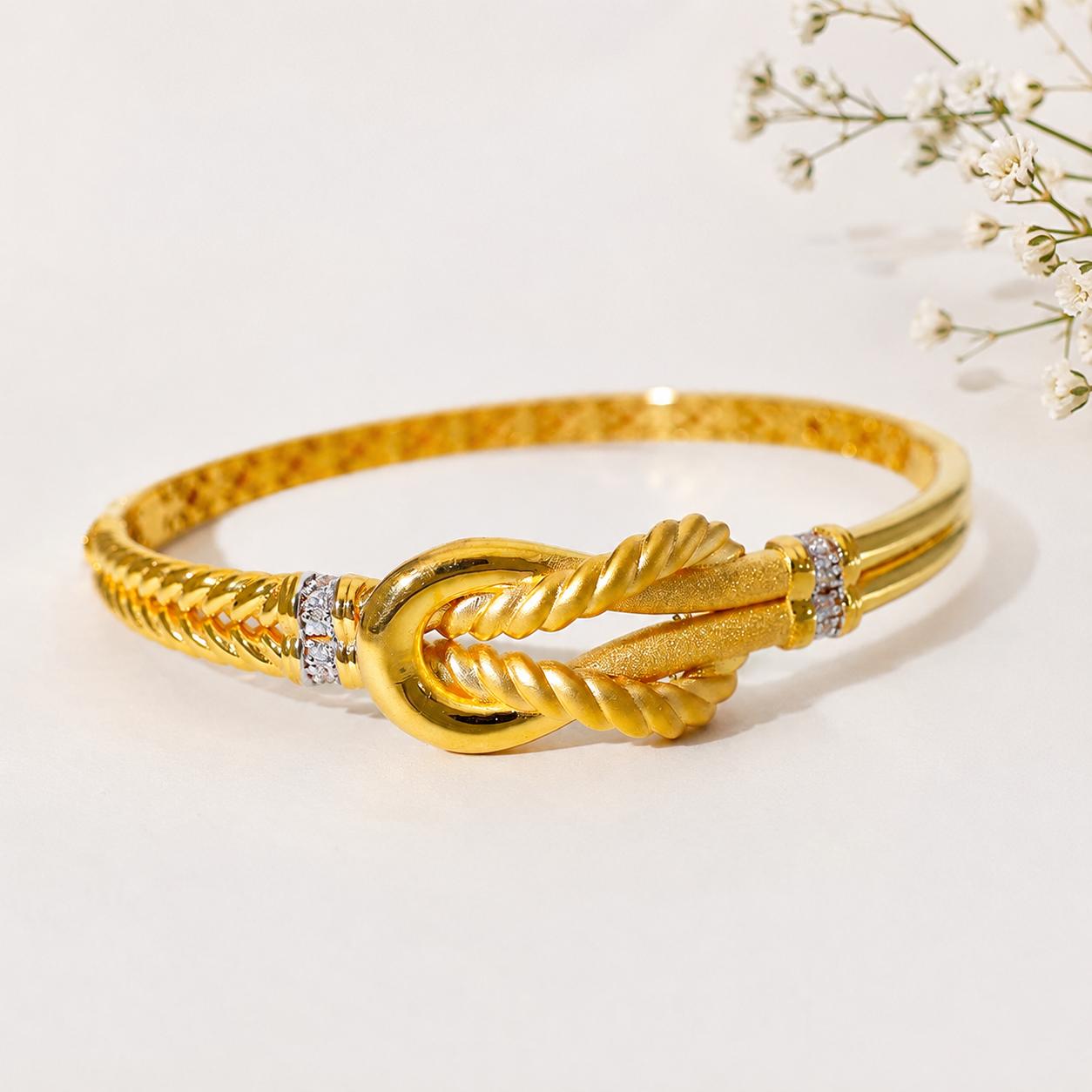 Royal Knot Gold Ladies kada - Image 5