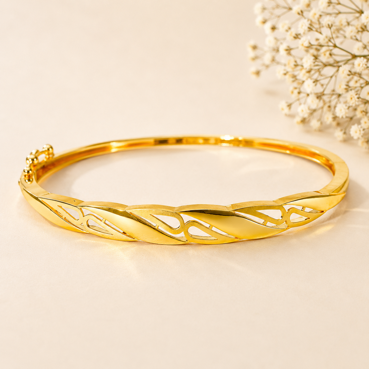 Golden Wave Gold Ladies kada - Image 5
