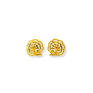 Peacock Grace Gold Ladies Earrings