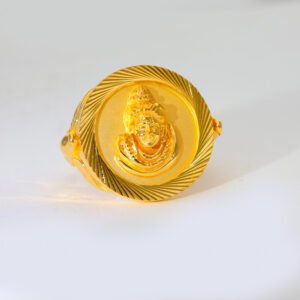Divine Shiv Gold Gents Ring