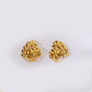 Golden Daisy Gold Earring
