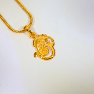 Divine Om Gold Pendant