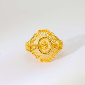Golden Bloom Gold Ladies Rings
