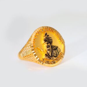 Sher-e-Punjab Gold Gents Ring