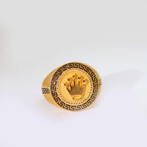 Victory Crown Gold Gents Ring