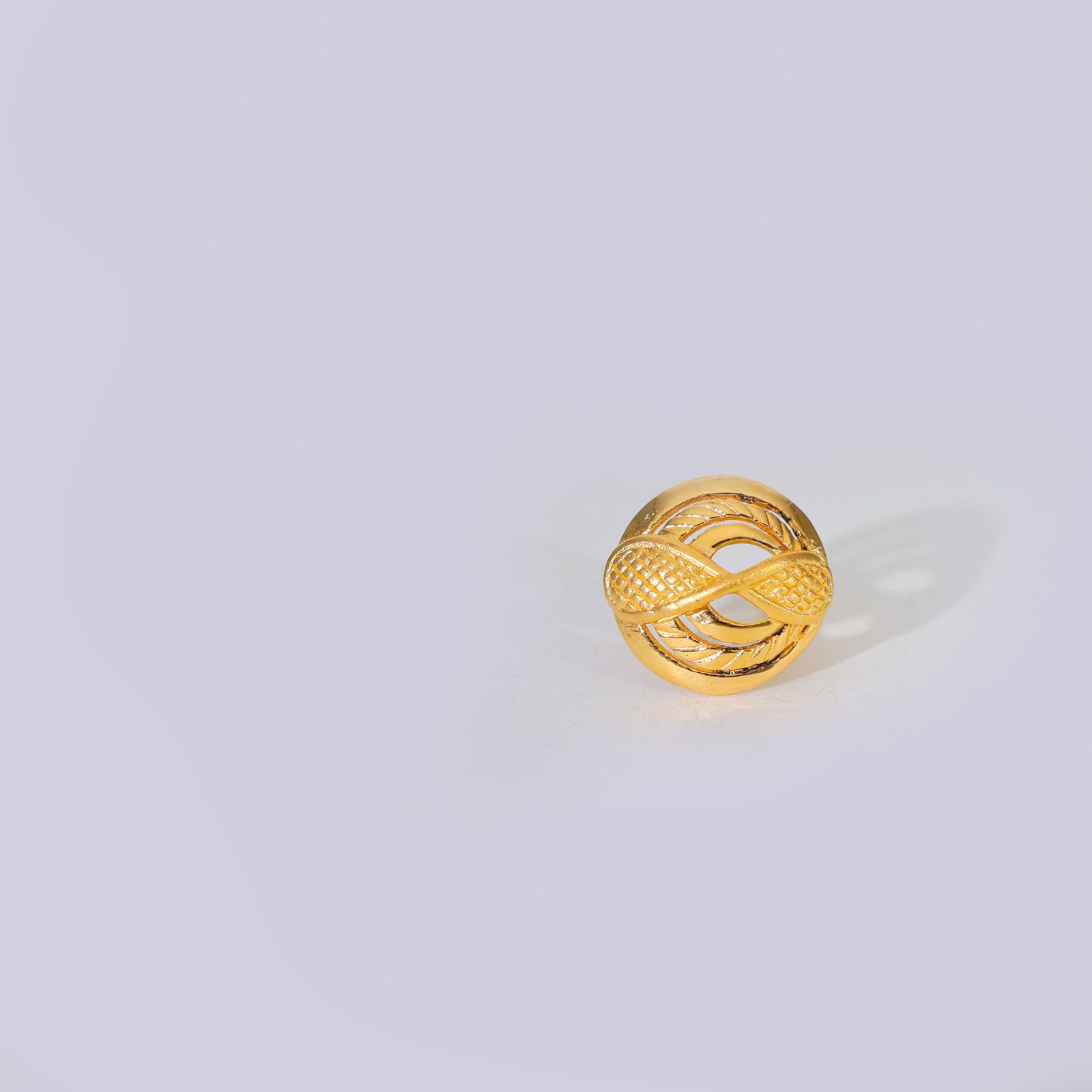 Infinity Grace Gold Earrings - Image 2