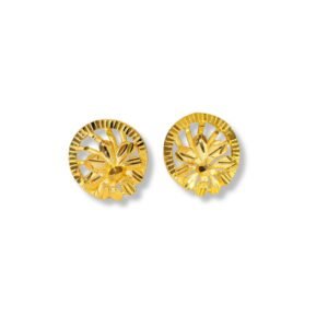 Sun Bloom Gold Ladies Earrings