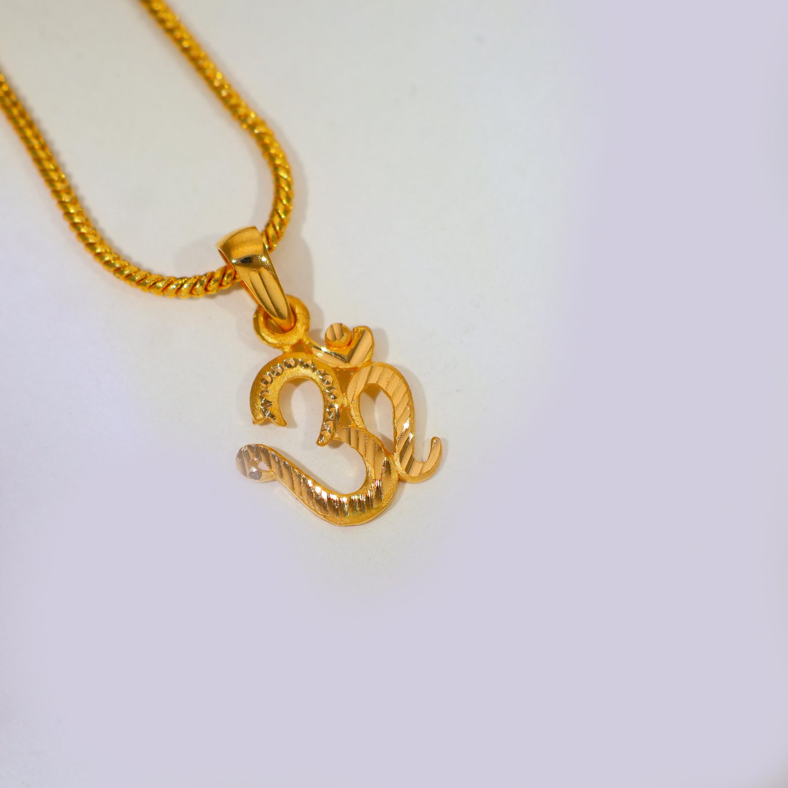 Shree Om Gold Pendant