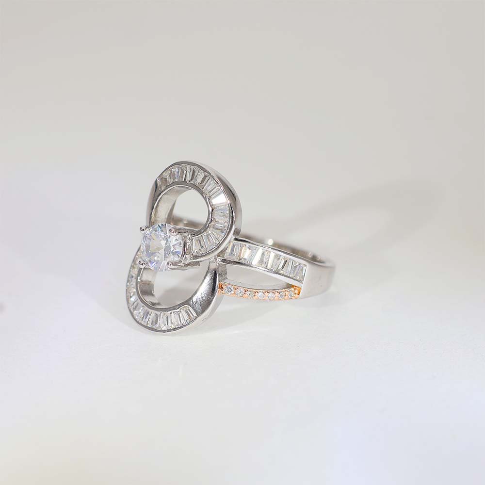 Infinity Glow Diamond Cocktail Ring - Image 4