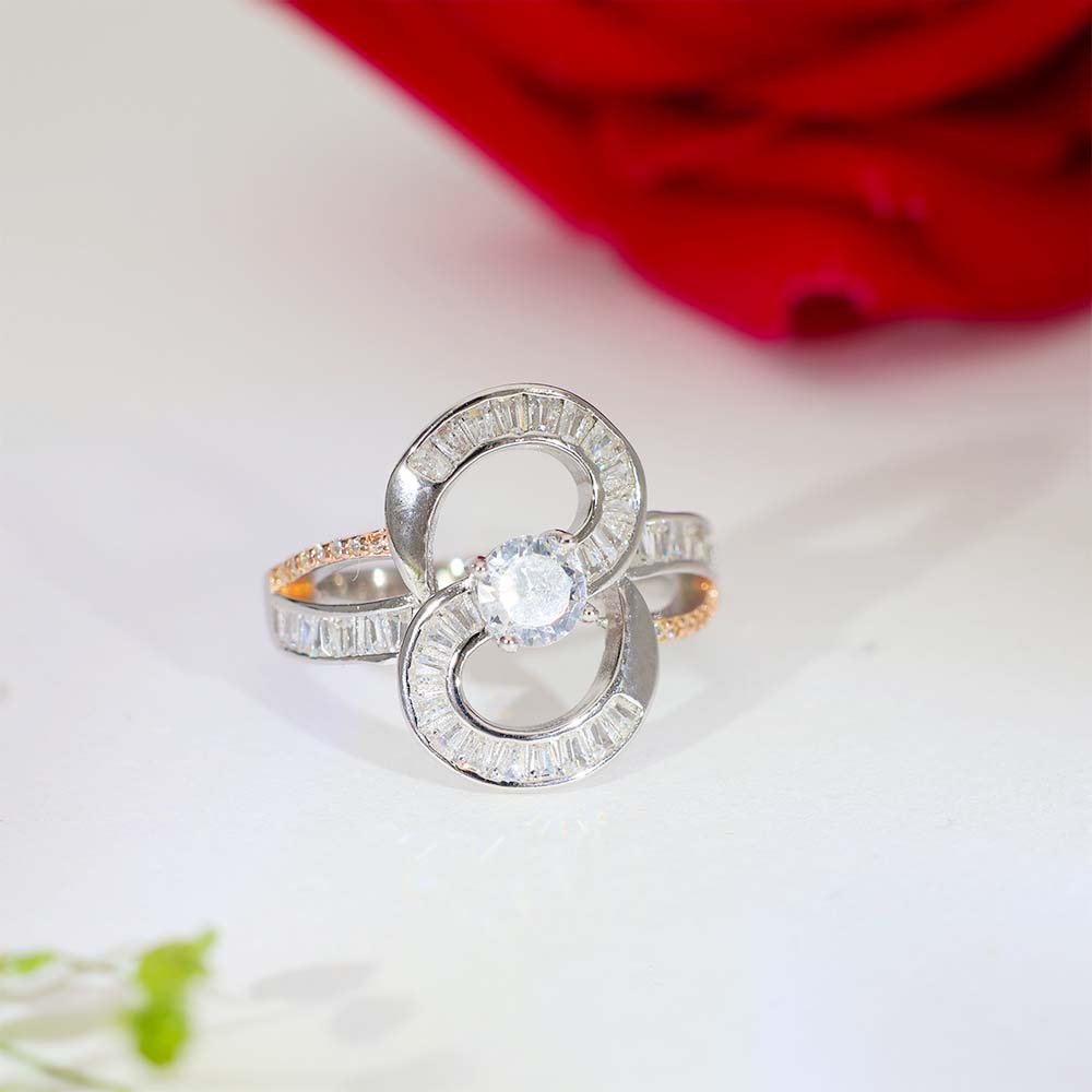 Infinity Glow Diamond Cocktail Ring