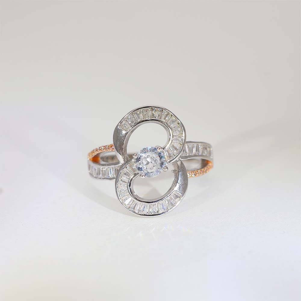 Infinity Glow Diamond Cocktail Ring - Image 2