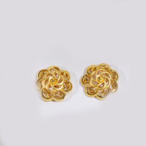 Spiral Rose Gold Earring