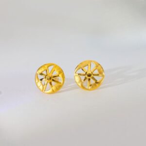 Sunbeam Gold Earrings