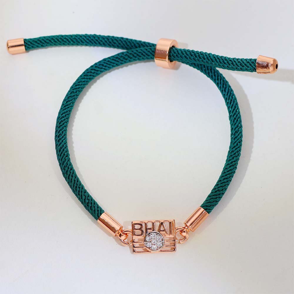 Green Charm Bhai Rakhi - Image 2