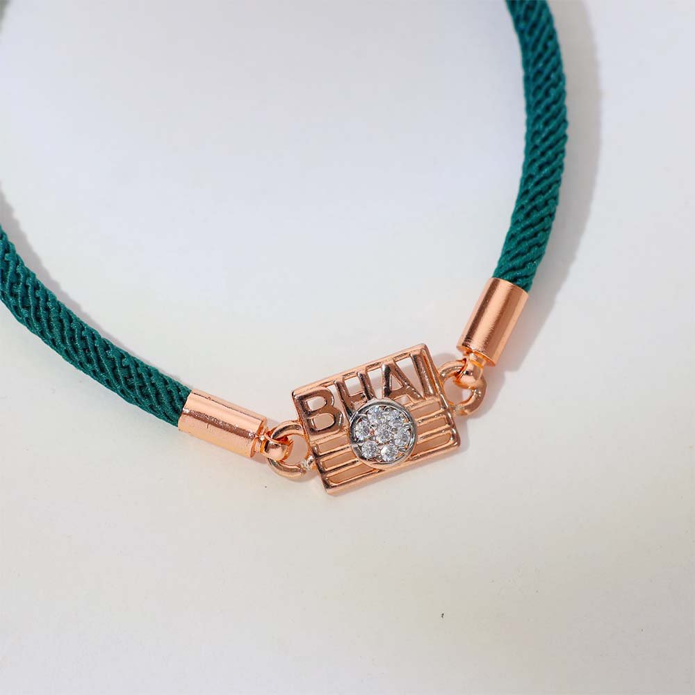 Green Charm Bhai Rakhi - Image 3