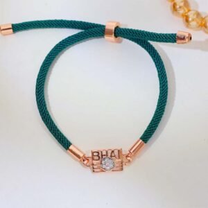 Green Charm Bhai Rakhi