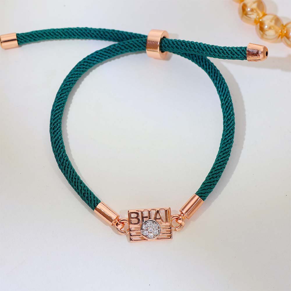 Green Charm Bhai Rakhi