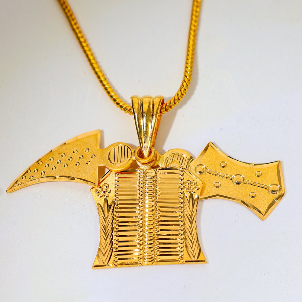 Power Edge Gold Pendent - Image 3