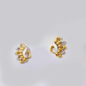 Blossom Wave Gold Earring