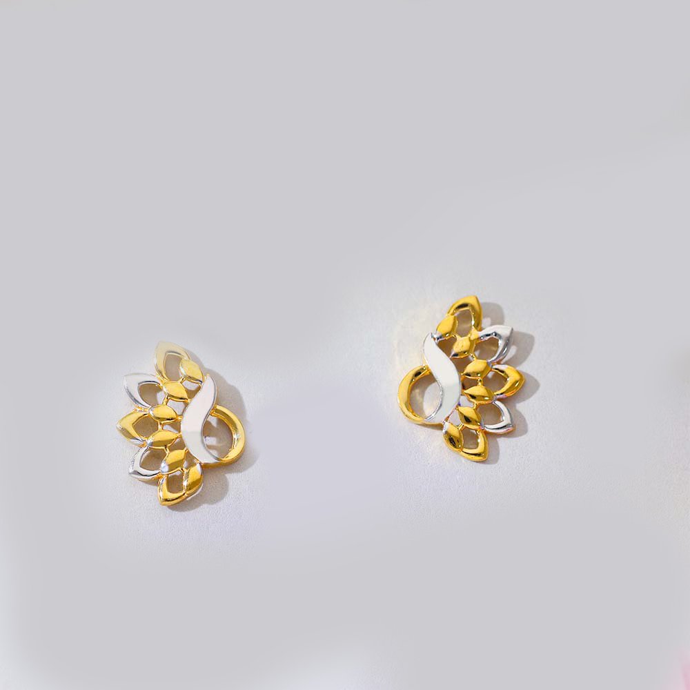Blossom Wave Gold Earring