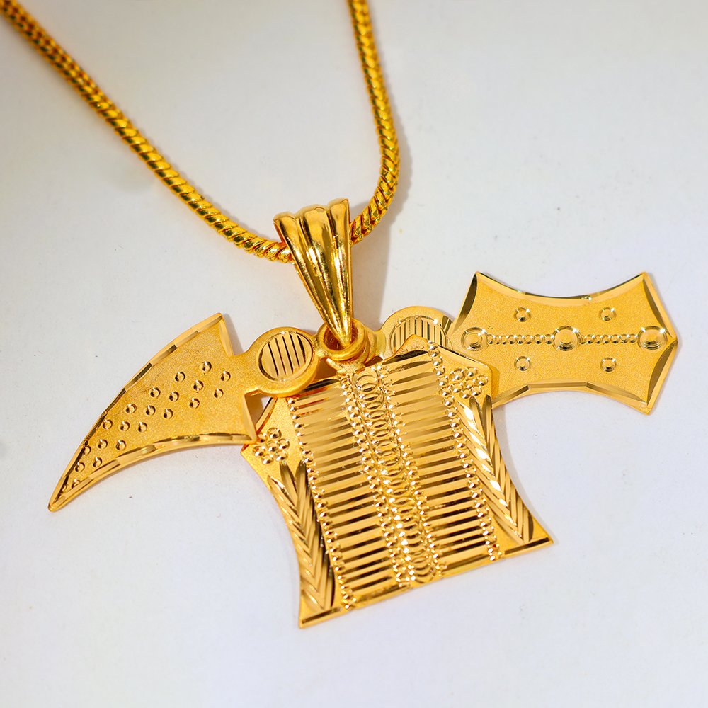 Power Edge Gold Pendent
