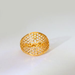 Golden Bloom Gold Ladies Ring