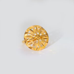 Golden Bloom Gold Ladies Ring