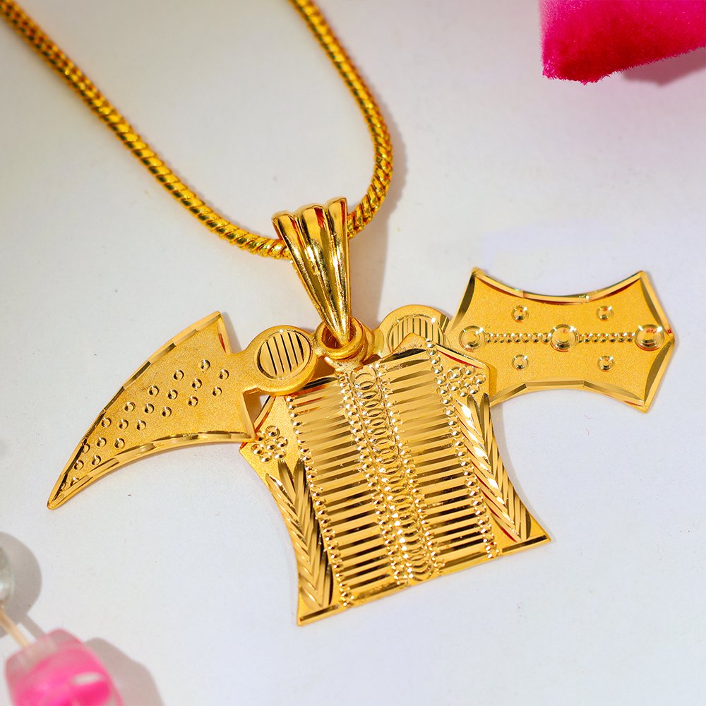 Power Edge Gold Pendent - Image 4