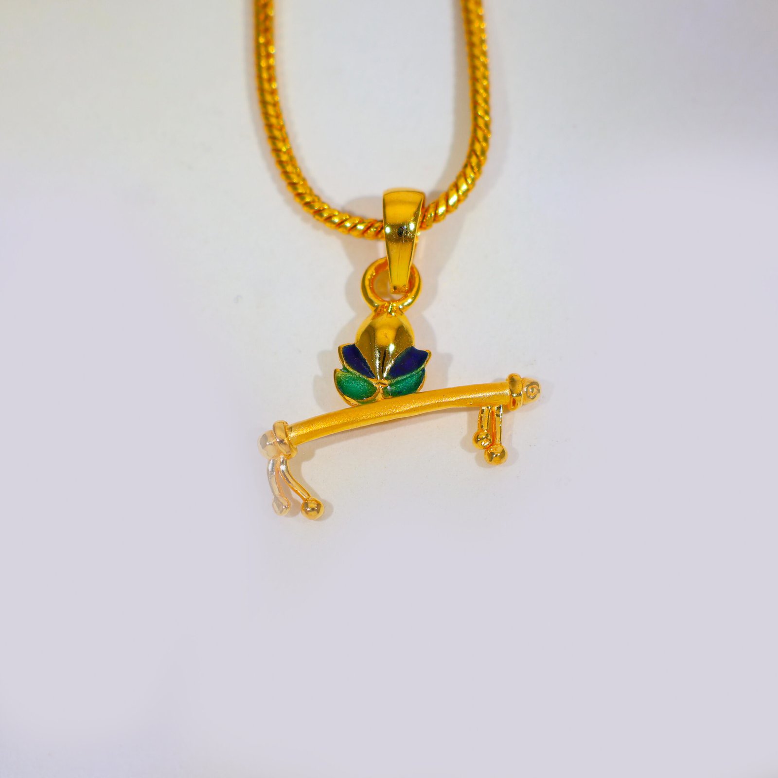 Krishna Melody Gold Pendant