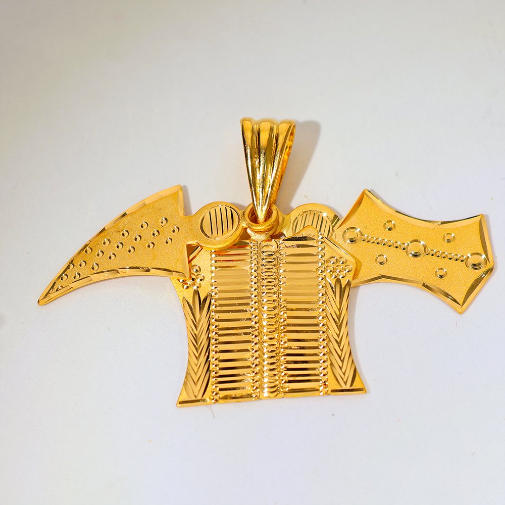 Power Edge Gold Pendent - Image 2