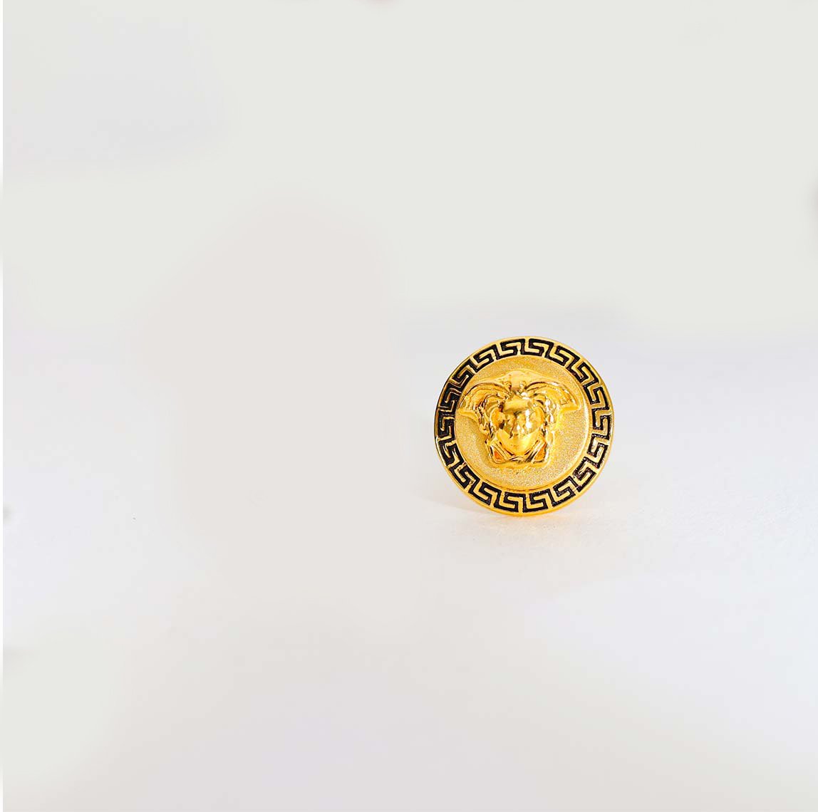Royal Medusa Gold Earring - Image 2