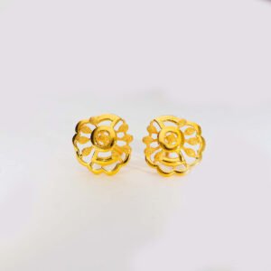 Golden Blossom Gold Earring