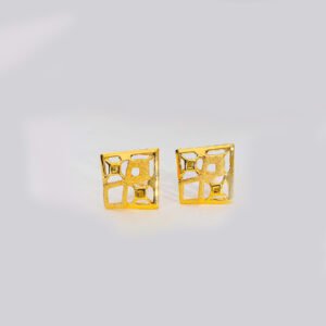 Urban Square Gold Earring