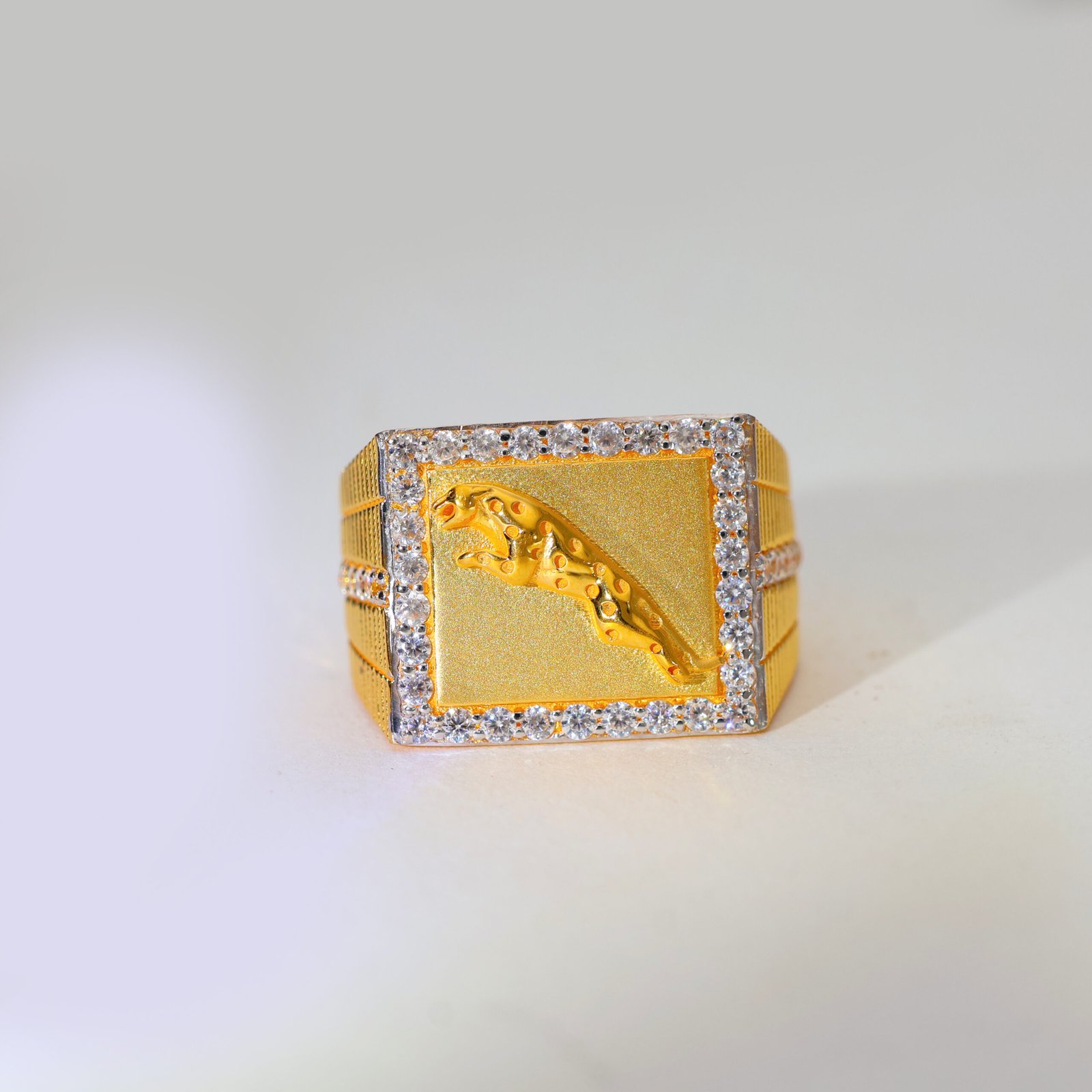 Panther Pride Gold Gents Ring