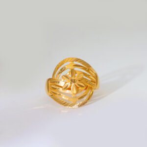 Golden Blossom Gold Ladies Ring