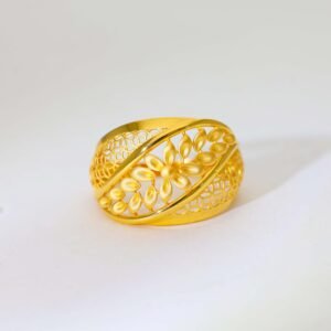Floral Vine Gold Ladies Rings