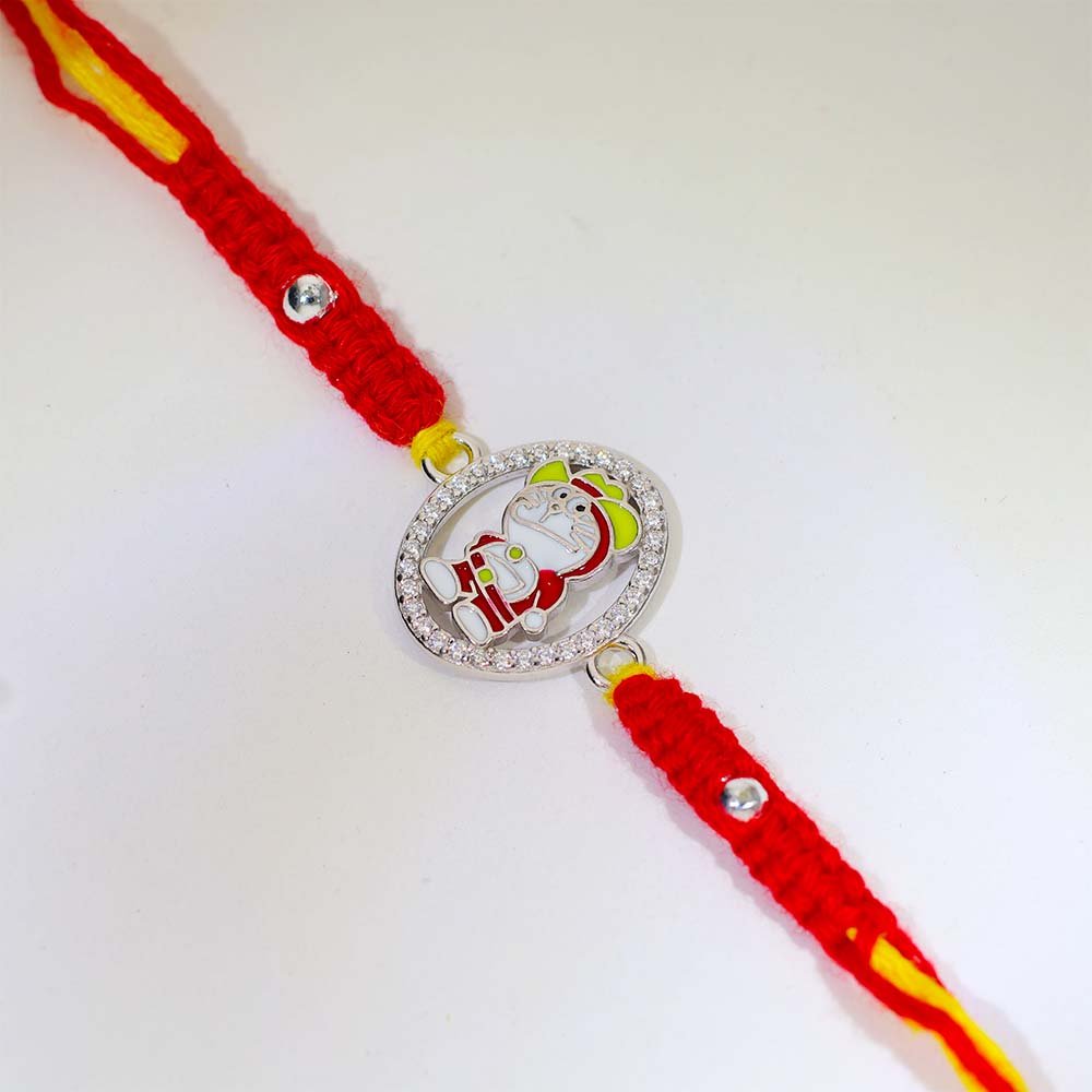 Cute Doraemon Baby Rakhi - Image 2