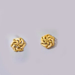 Blossom Wave Gold Earring