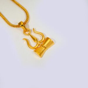 Divine Trishul Gold Pendant