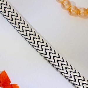 Zigzag Edge Gents Bracelet
