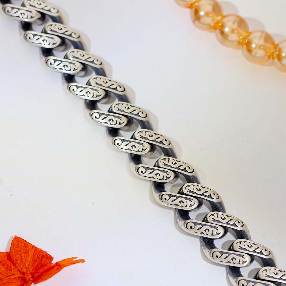 Vintage Curve Gents Bracelet