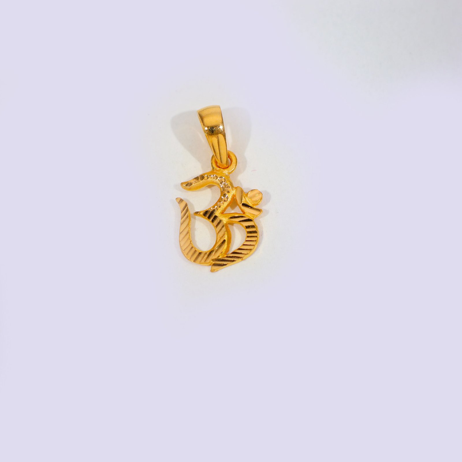 Trishul Om Gold Pendant - Image 3