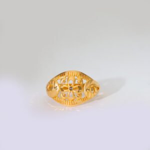 Nature Glow Gold Ladies Ring
